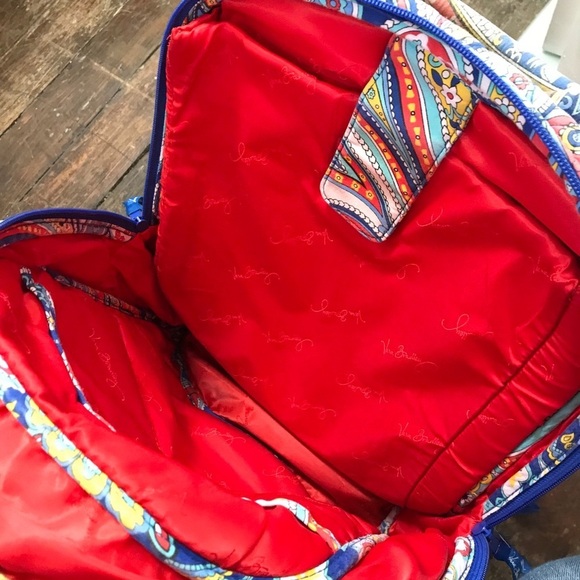 Vera Bradley Retired Paisley Backpack Quilted - Picture 4 of 5